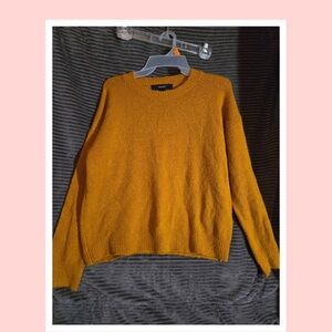 Forever 21 Orange Mustard Sweater